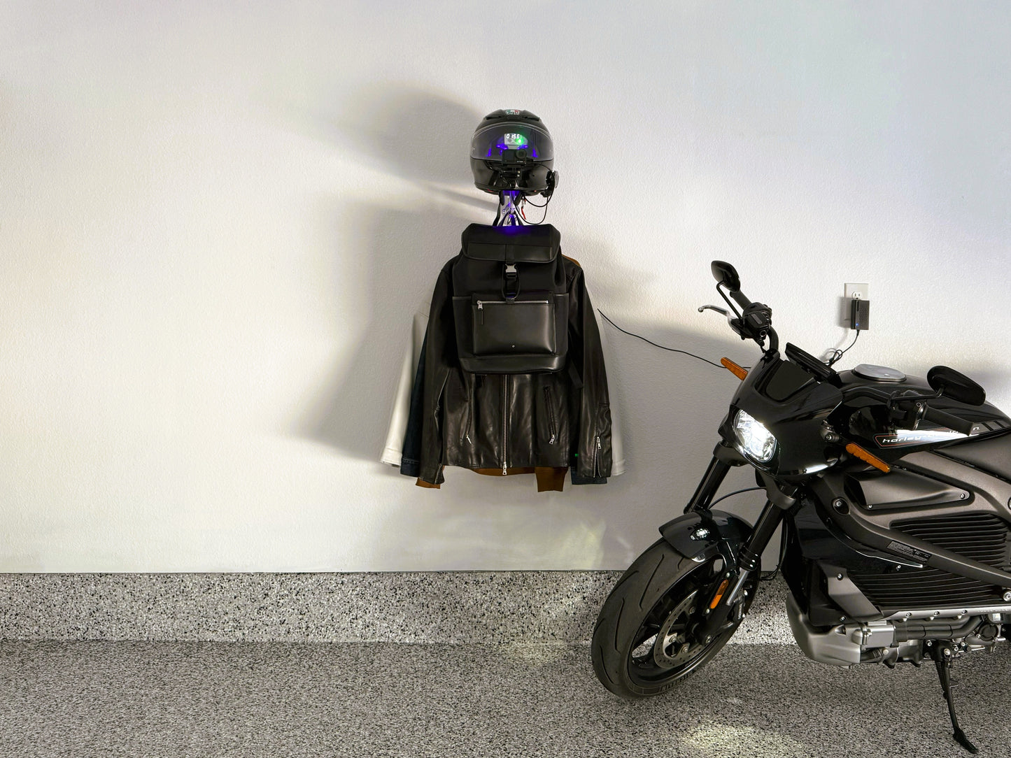 Advanced Wall-Mount Helmet Carrier